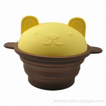 Lovely silicone bowls with cover